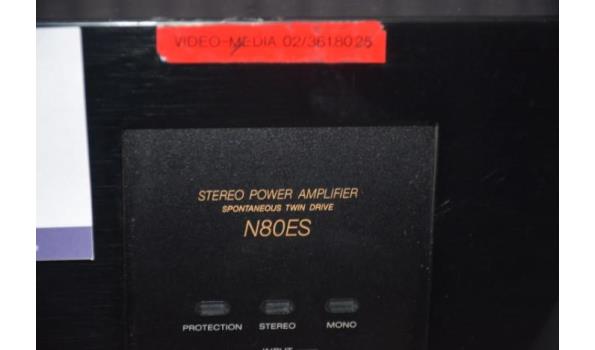 Stereo Power Amplifier SONY, type N80ES, werking niet gekend